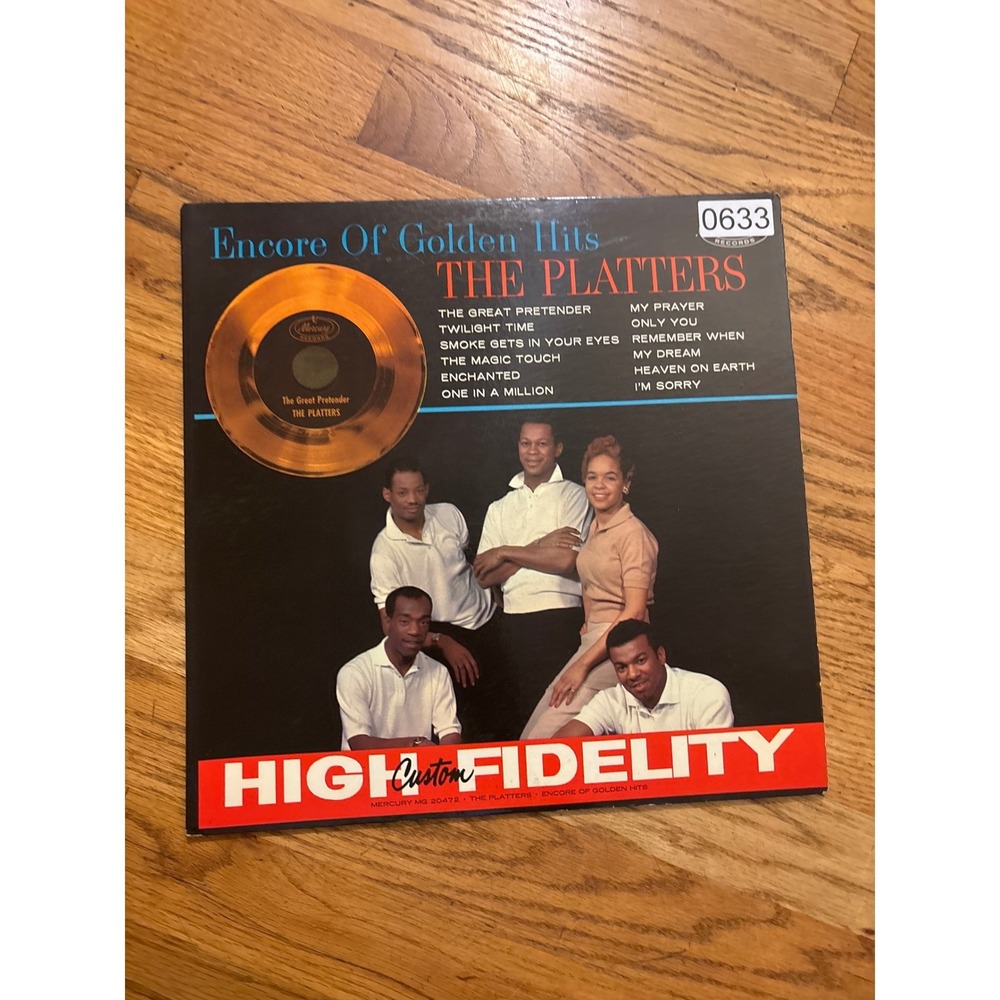 Mercury The Platters Encore Of Golden Hits Vinyl LP 12" Black Good MG 20472 Mono